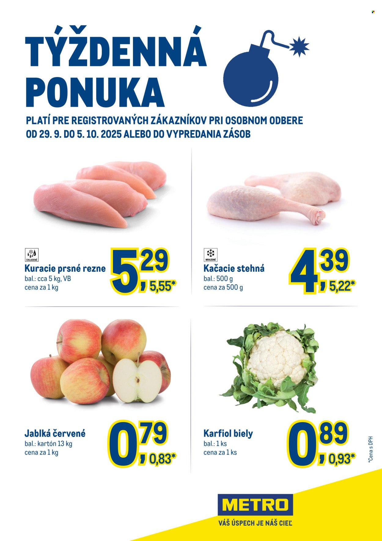METRO leták - Týždenná ponuka (2025-09-29 - 2025-10-05) | 1