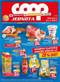 COOP JEDNOTA leták - Od štvrtka 26.2.2026 (2026-02-26 - 2026-03-04)