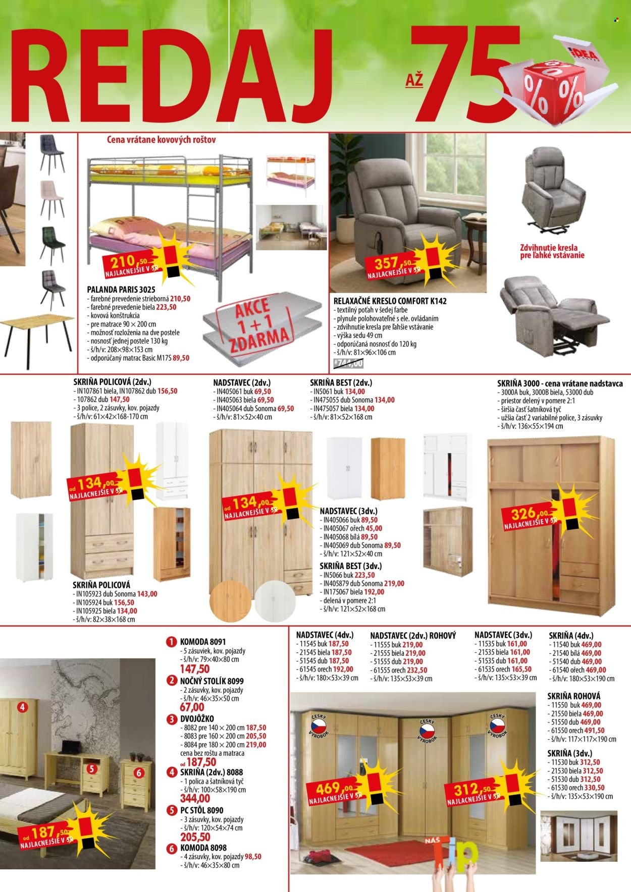 IDEA NÁBYTOK leták - Od stredy 1.4.2026 (2026-04-01 - 2026-04-14) | 3