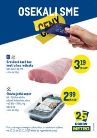 METRO leták - Víkendová ponuka (2025-11-20 - 2025-11-23)