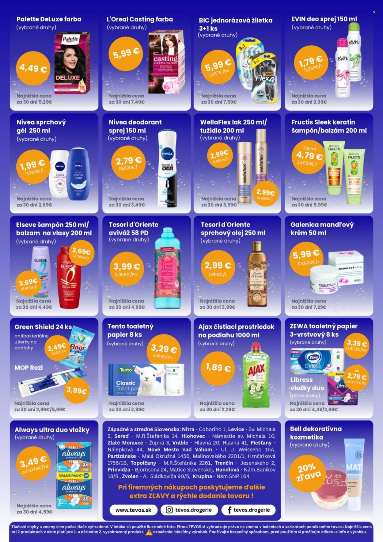 TEVOS DROGÉRIE leták - Od utorka 3.3.2026 (2026-03-03 - 2026-03-27) | 4