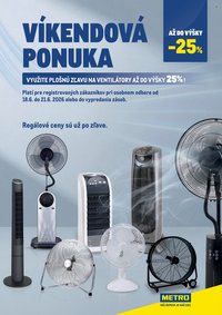 METRO leták - Víkendová ponuka Ventilátory