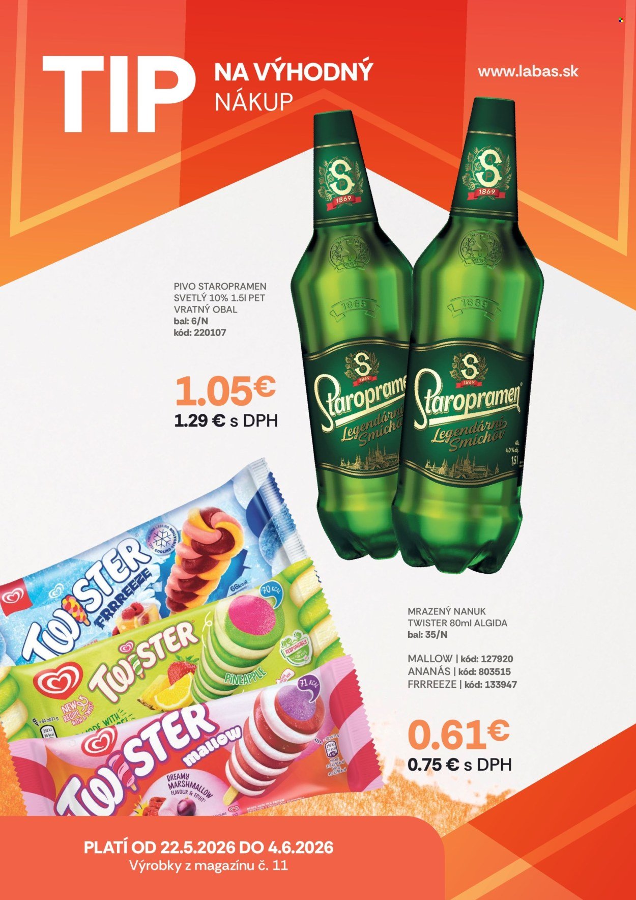 LABAŠ leták - Od piatka 22.5.2026 (2026-05-22 - 2026-06-04) | 22