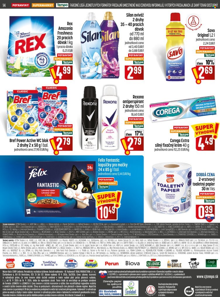 COOP JEDNOTA leták - Od štvrtka 10.9.2026