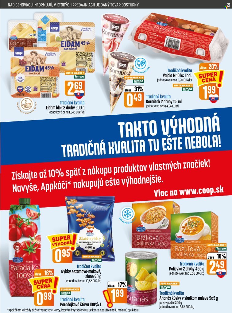 COOP JEDNOTA leták - Od štvrtka 10.9.2026
