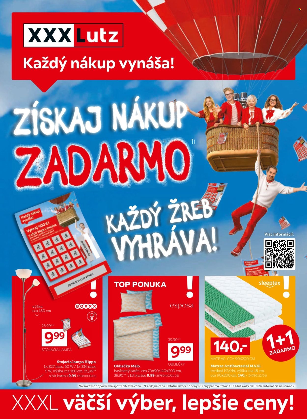 XXXLUTZ leták - Zľava 25 % na takmer celý nákup