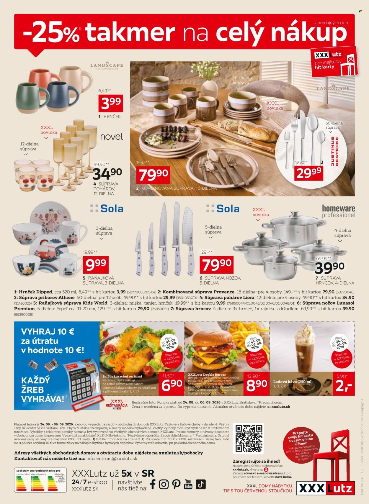 XXXLUTZ leták - Zľava 25 % na takmer celý nákup