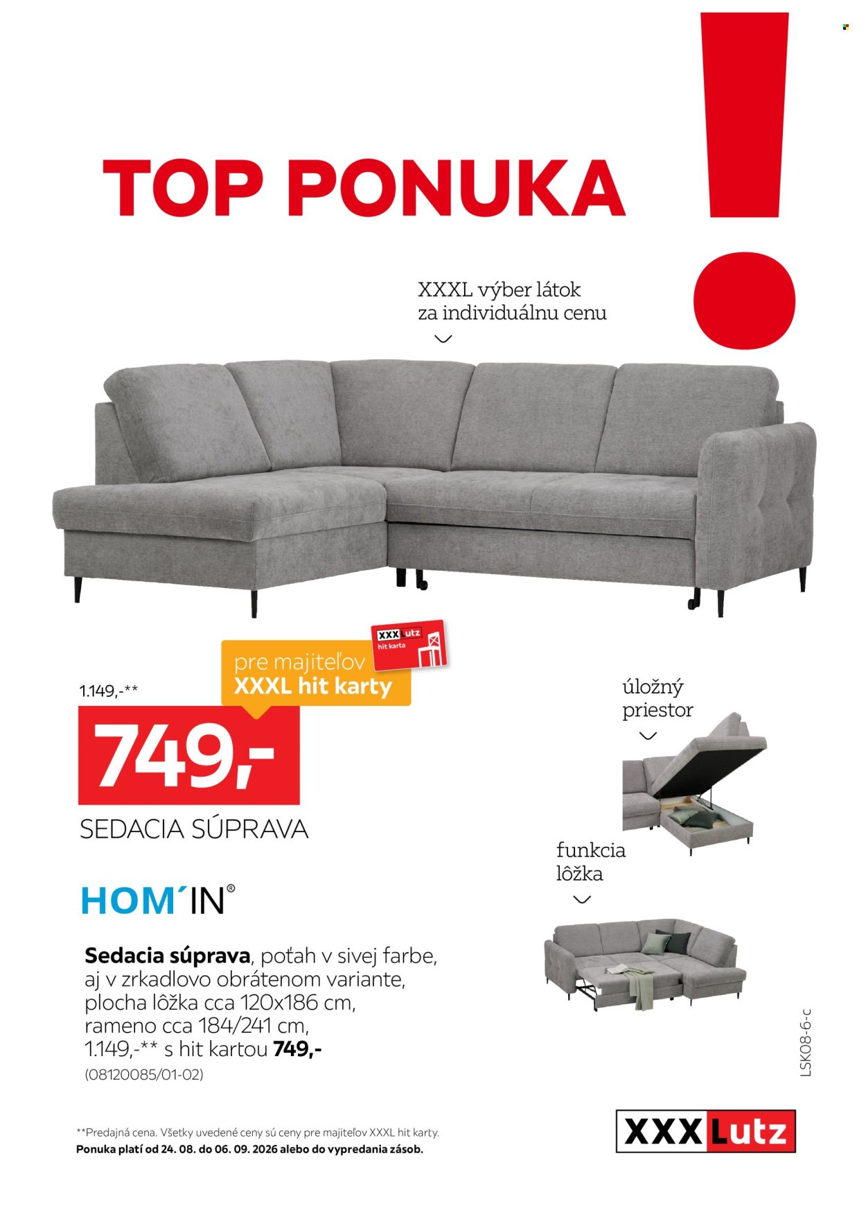 XXXLUTZ leták - Zľava 25 % na takmer celý nákup