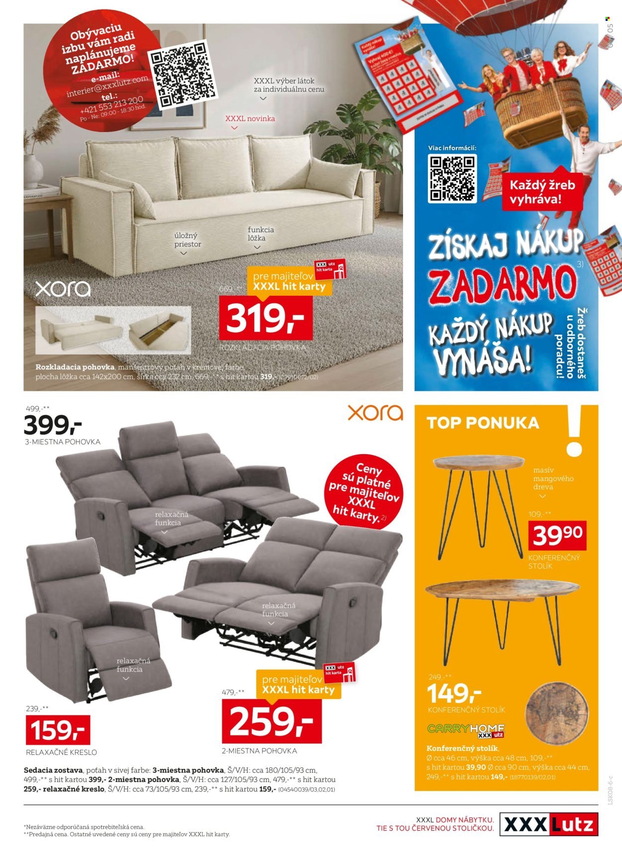 XXXLUTZ leták - Zľava 25 % na takmer celý nákup