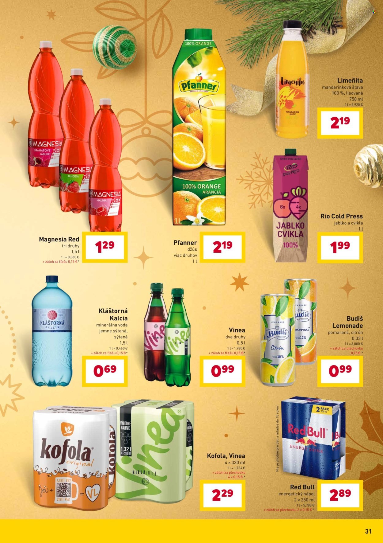 BILLA leták - Tešíme sa na Vianoce spolu s vami (2025-11-12 - 2025-12-23) | 31