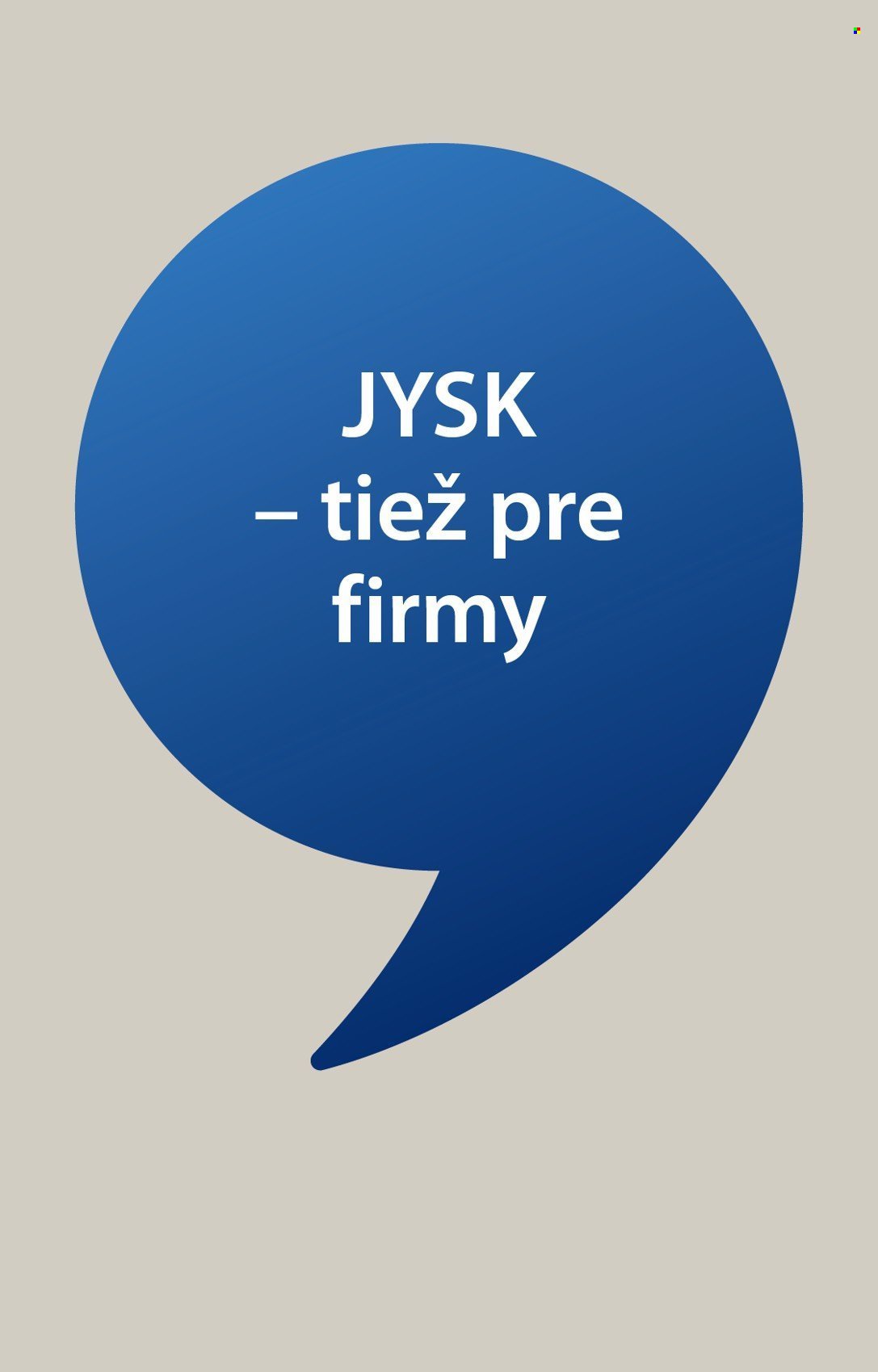 JYSK leták - Od stredy 24.9.2025 (2025-09-24 - 2025-10-14) | 1