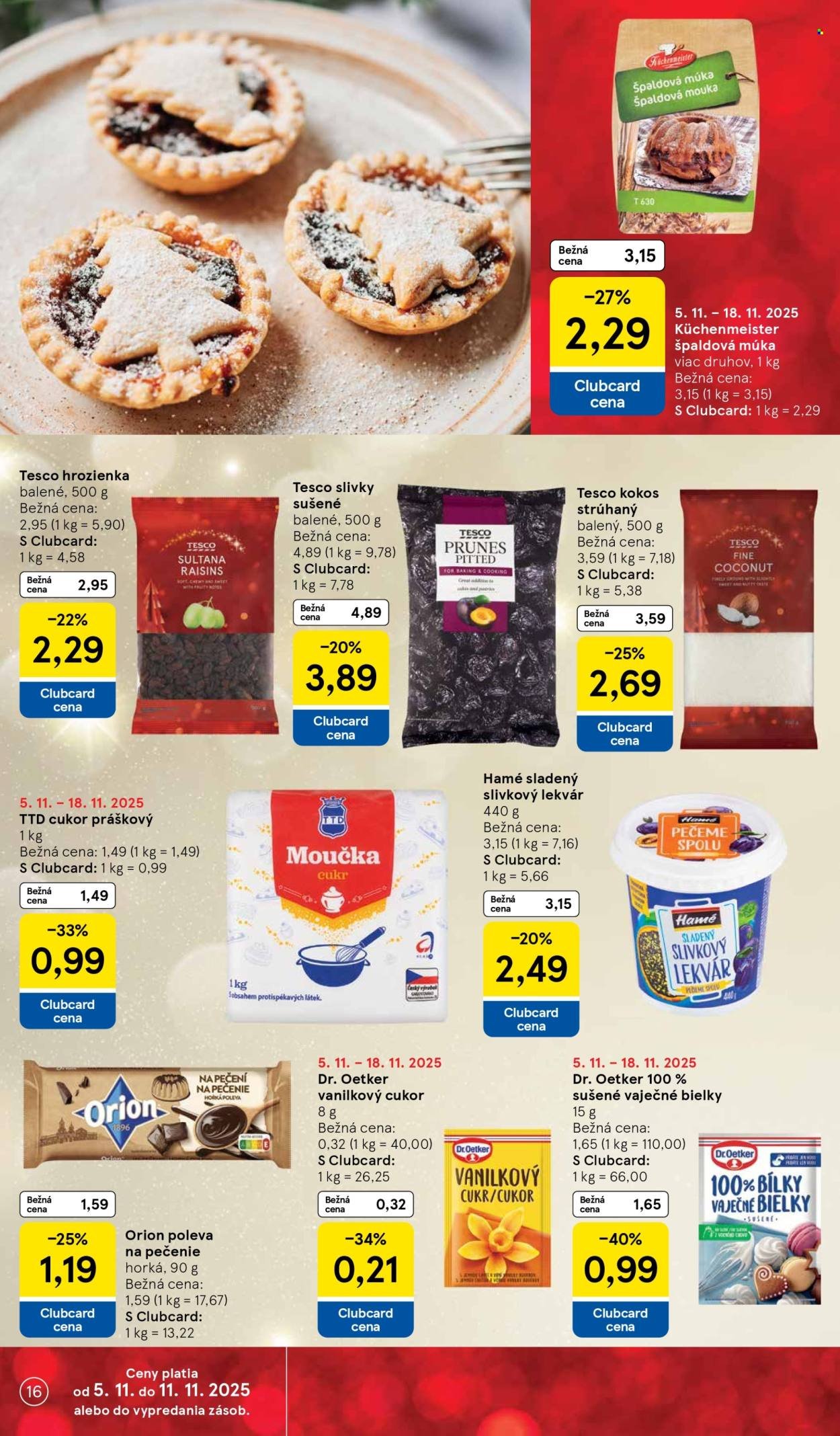 TESCO leták - Od stredy 5.11.2025 (2025-11-05 - 2025-11-11) | 16