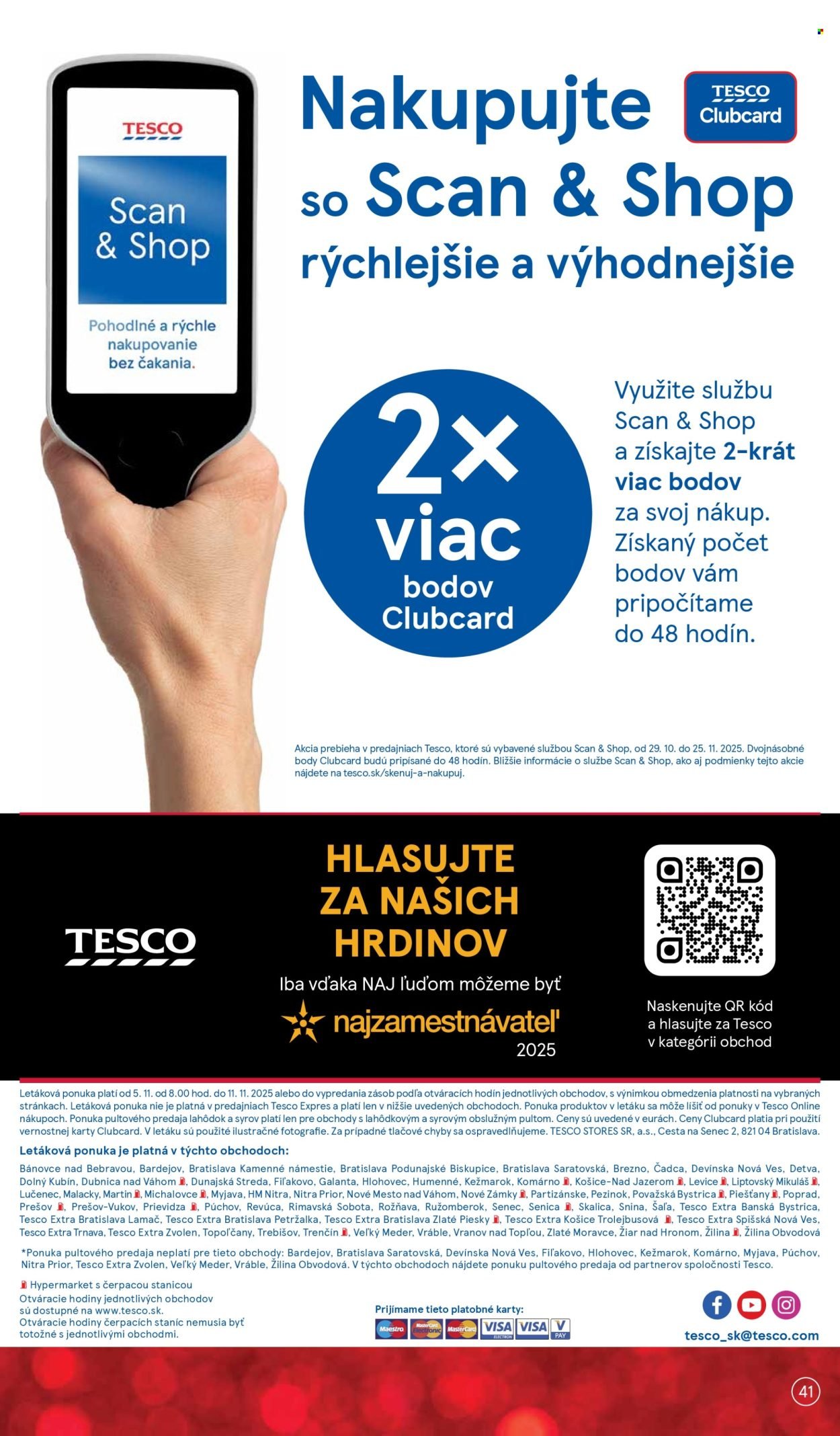 TESCO leták - Od stredy 5.11.2025 (2025-11-05 - 2025-11-11) | 41