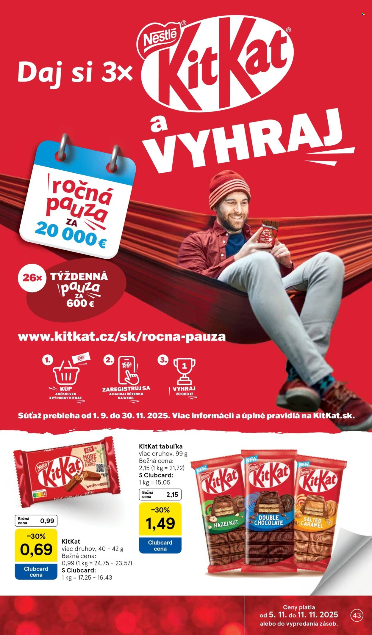 TESCO leták - Od stredy 5.11.2025 (2025-11-05 - 2025-11-11) | 43