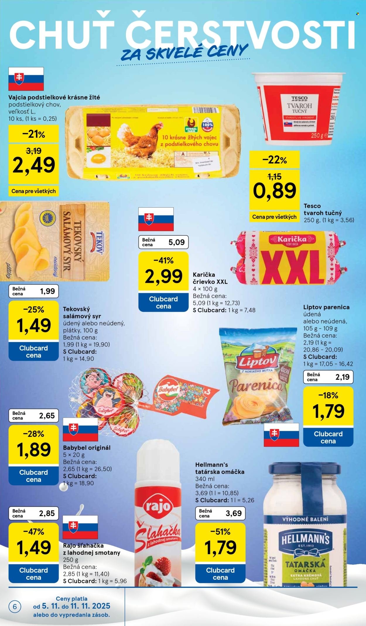 TESCO leták - Od stredy 5.11.2025 (2025-11-05 - 2025-11-11) | 6