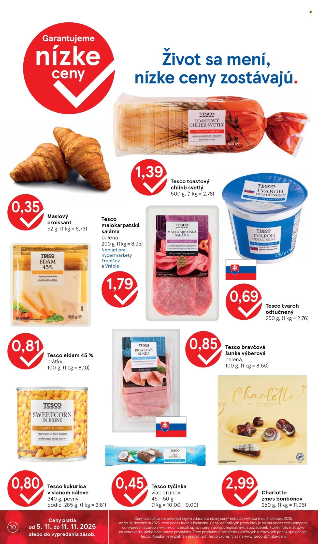 TESCO leták - Od stredy 5.11.2025 (2025-11-05 - 2025-11-11) | 10