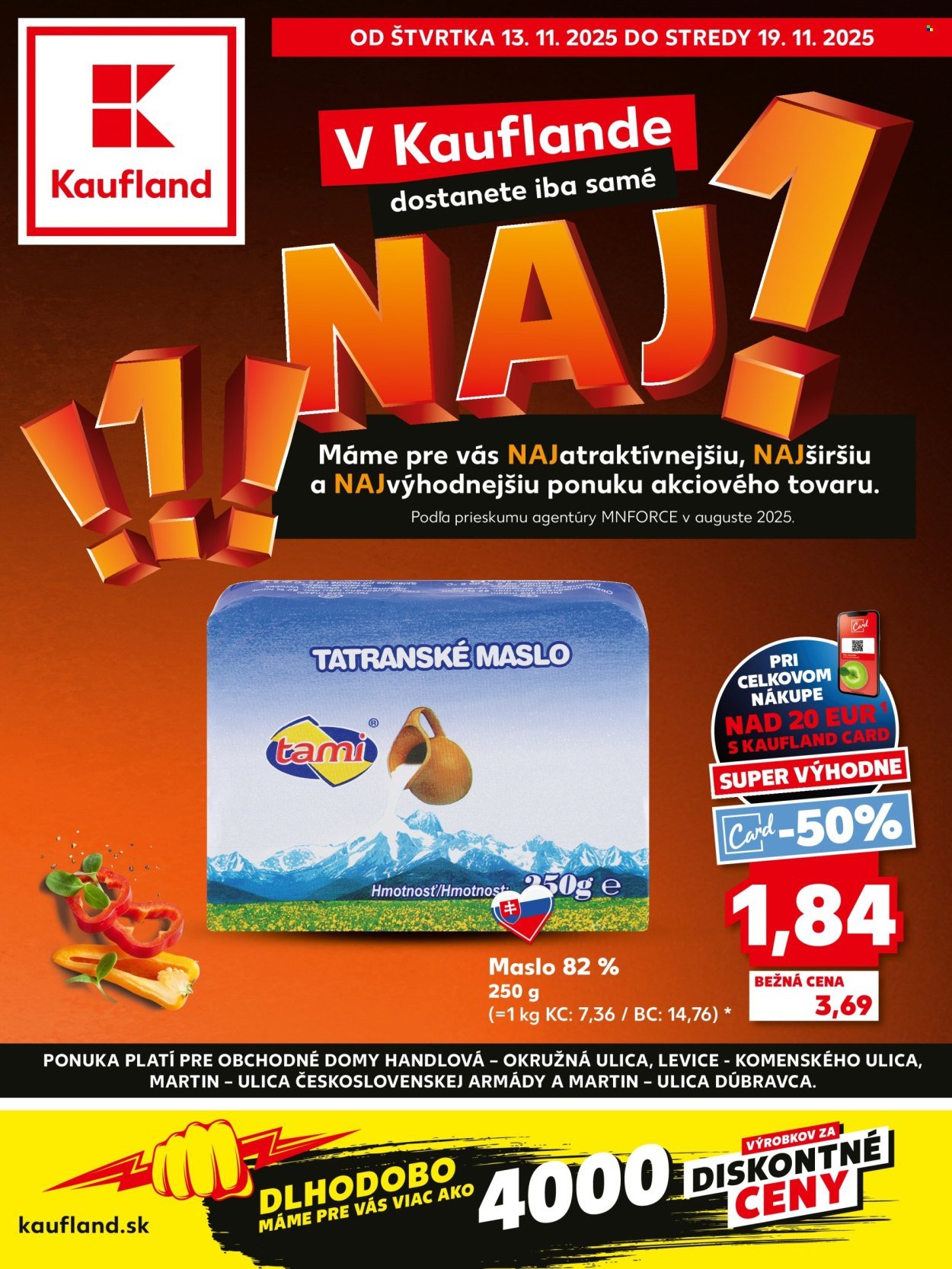 KAUFLAND leták - NAJ! (2025-11-13 - 2025-11-19) | 1