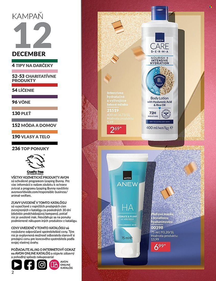 AVON leták - Kampaň 12 (2025-12-01 - 2025-12-31) | 2