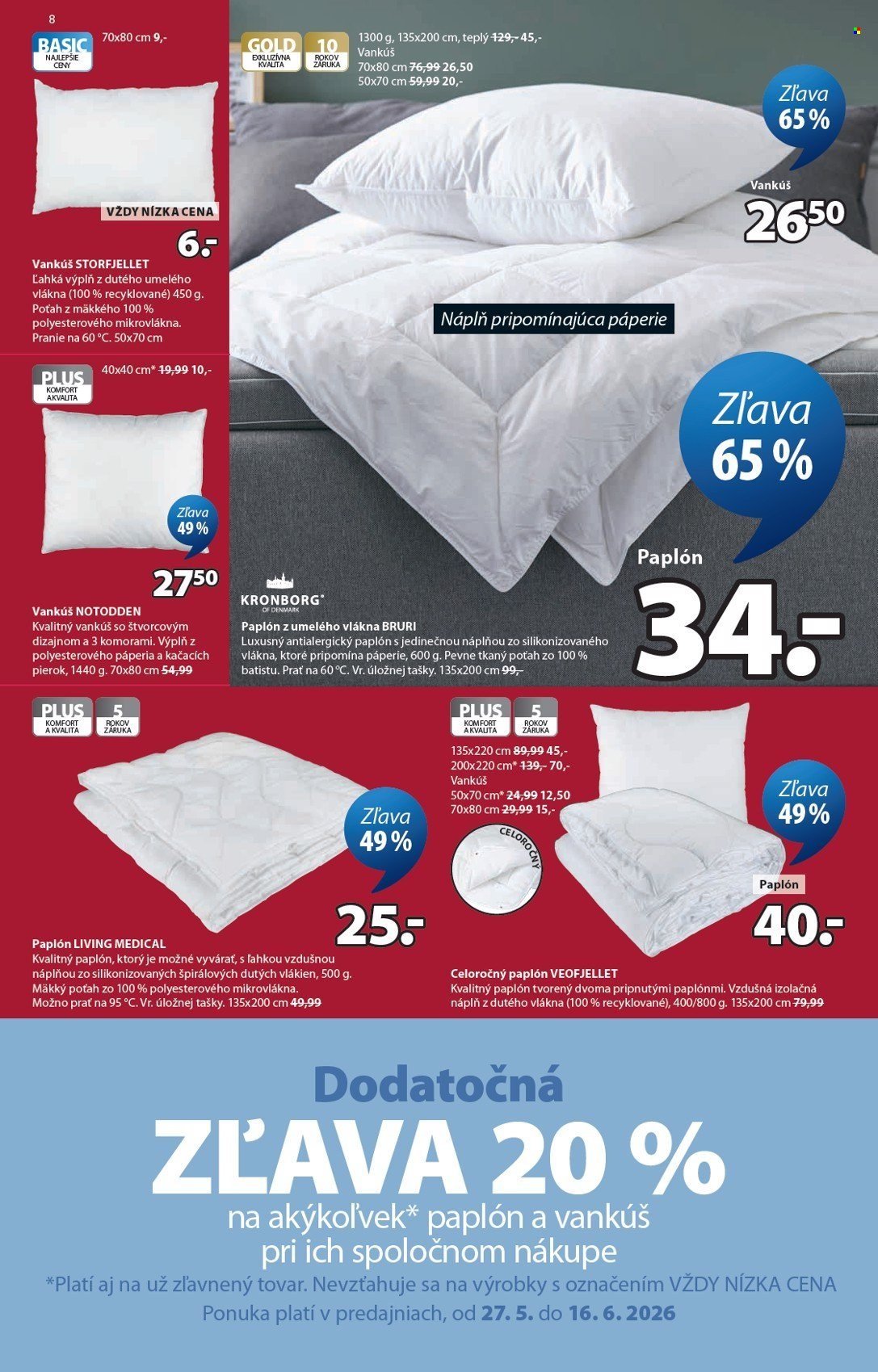 JYSK leták - Od stredy 27.5.2026
