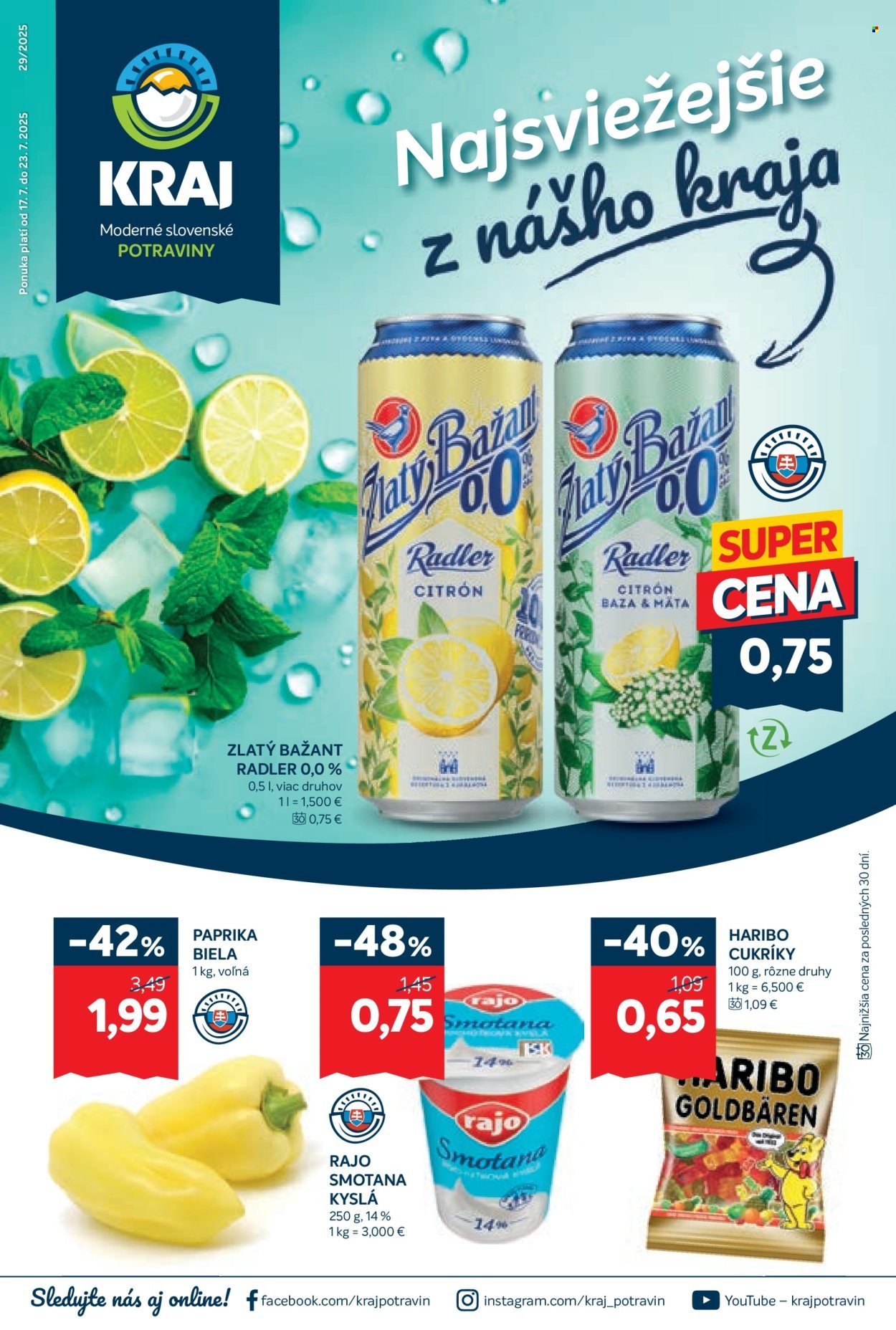 KRAJ leták - Od štvrtka 17.7.2025 (2025-07-17 - 2025-07-23) | 1