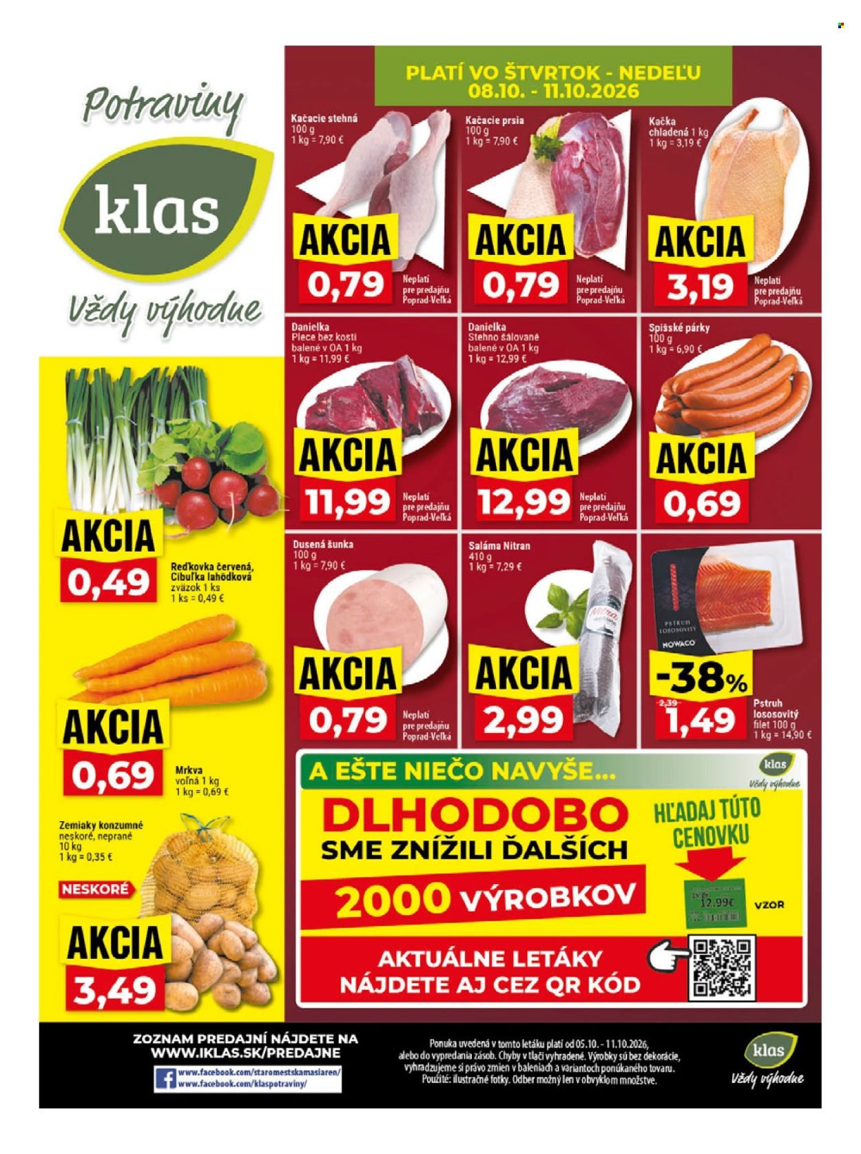 KLAS leták - Od pondelka 5.10.2026
