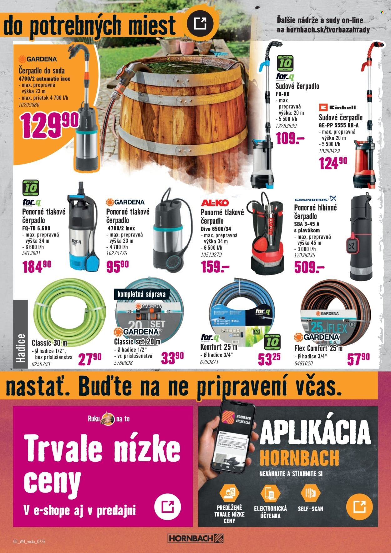 HORNBACH leták - Váš ďalší projekt - Dažďová voda