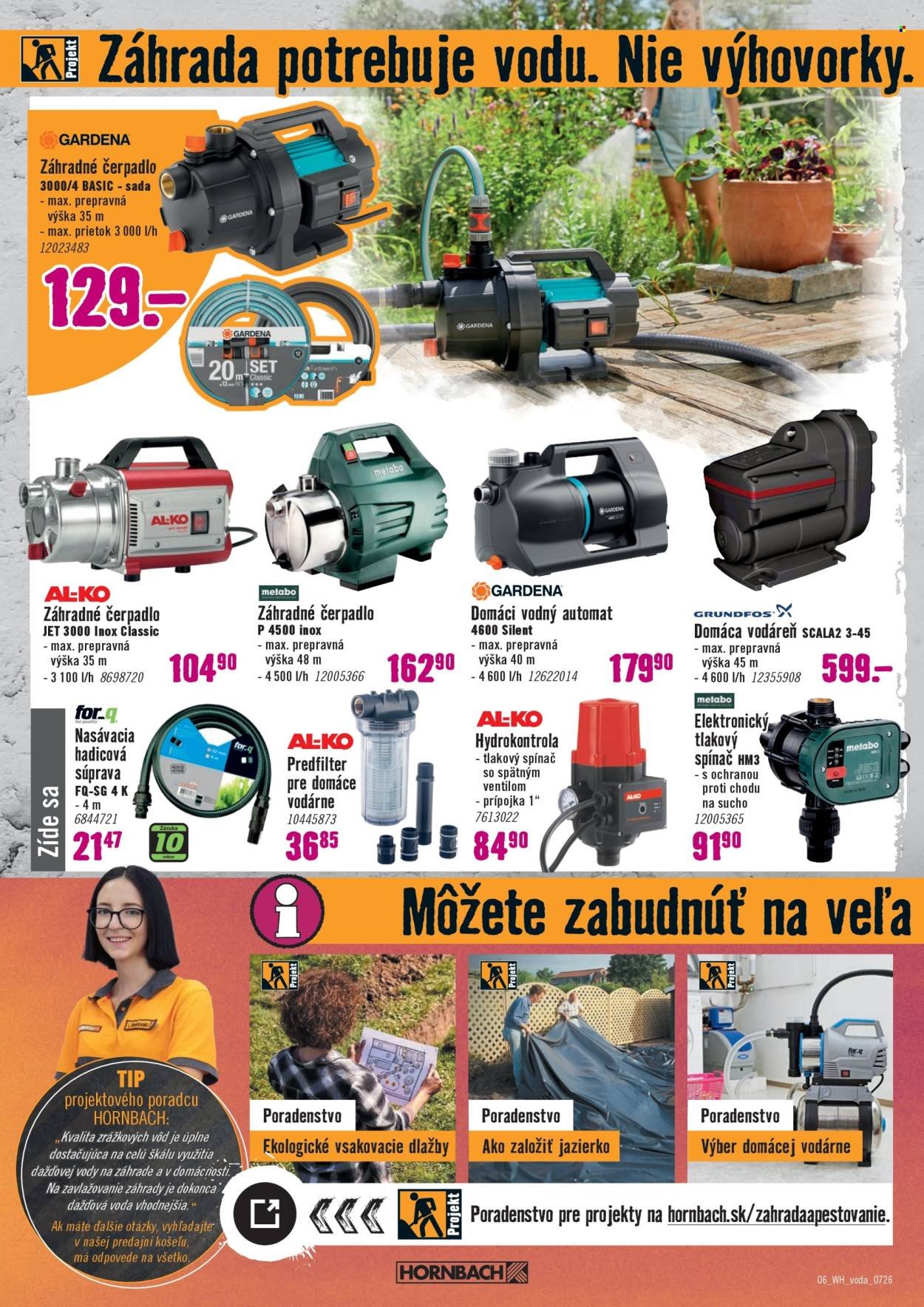 HORNBACH leták - Váš ďalší projekt - Dažďová voda