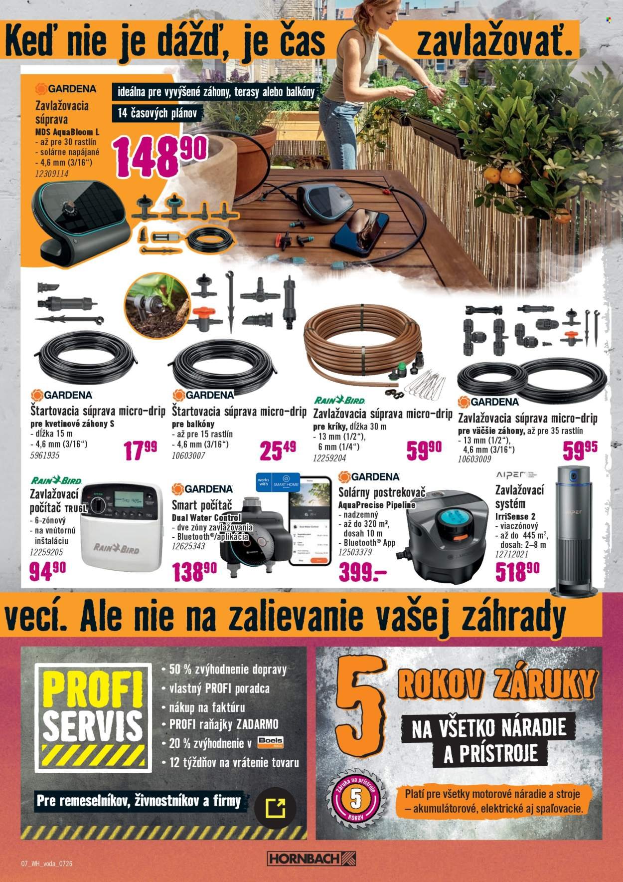 HORNBACH leták - Váš ďalší projekt - Dažďová voda
