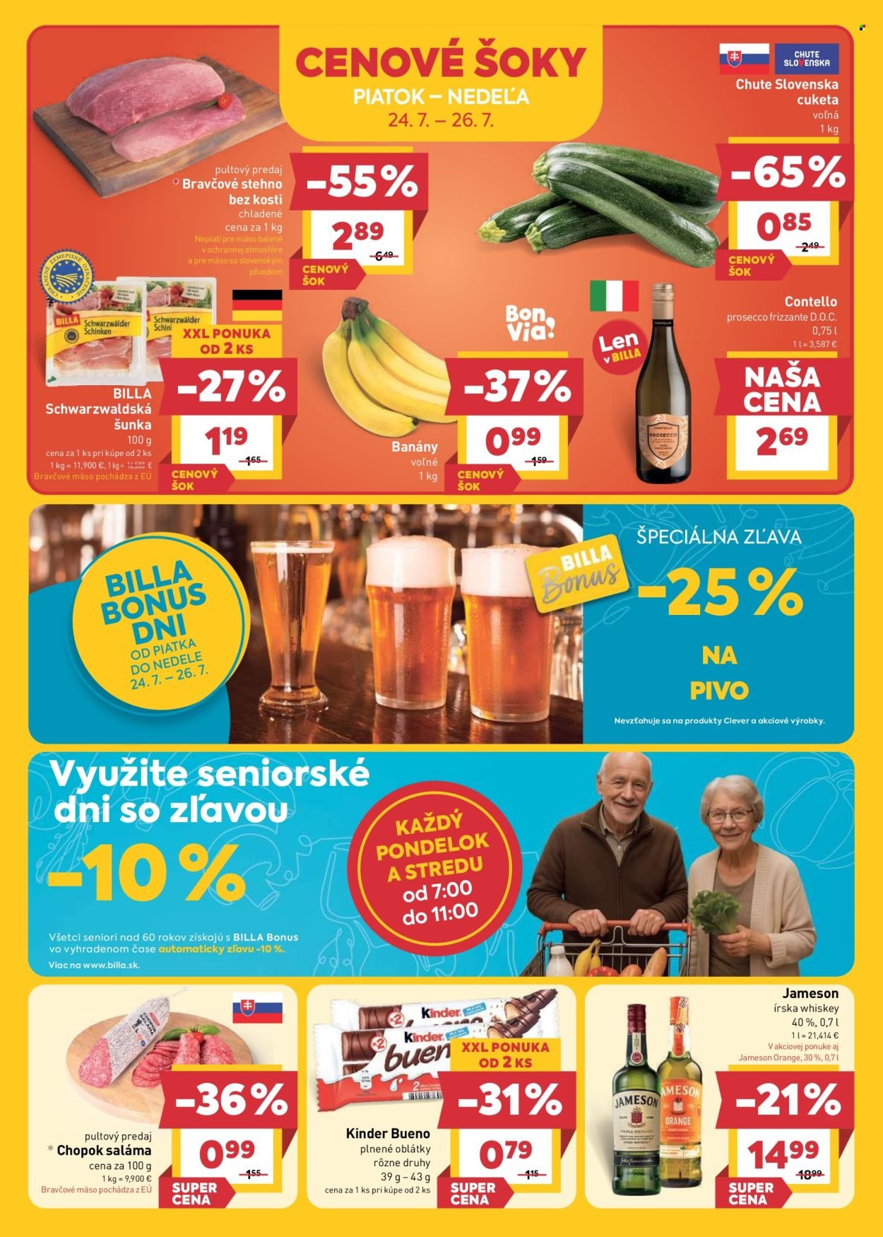 BILLA leták - Od stredy 22.7.2026