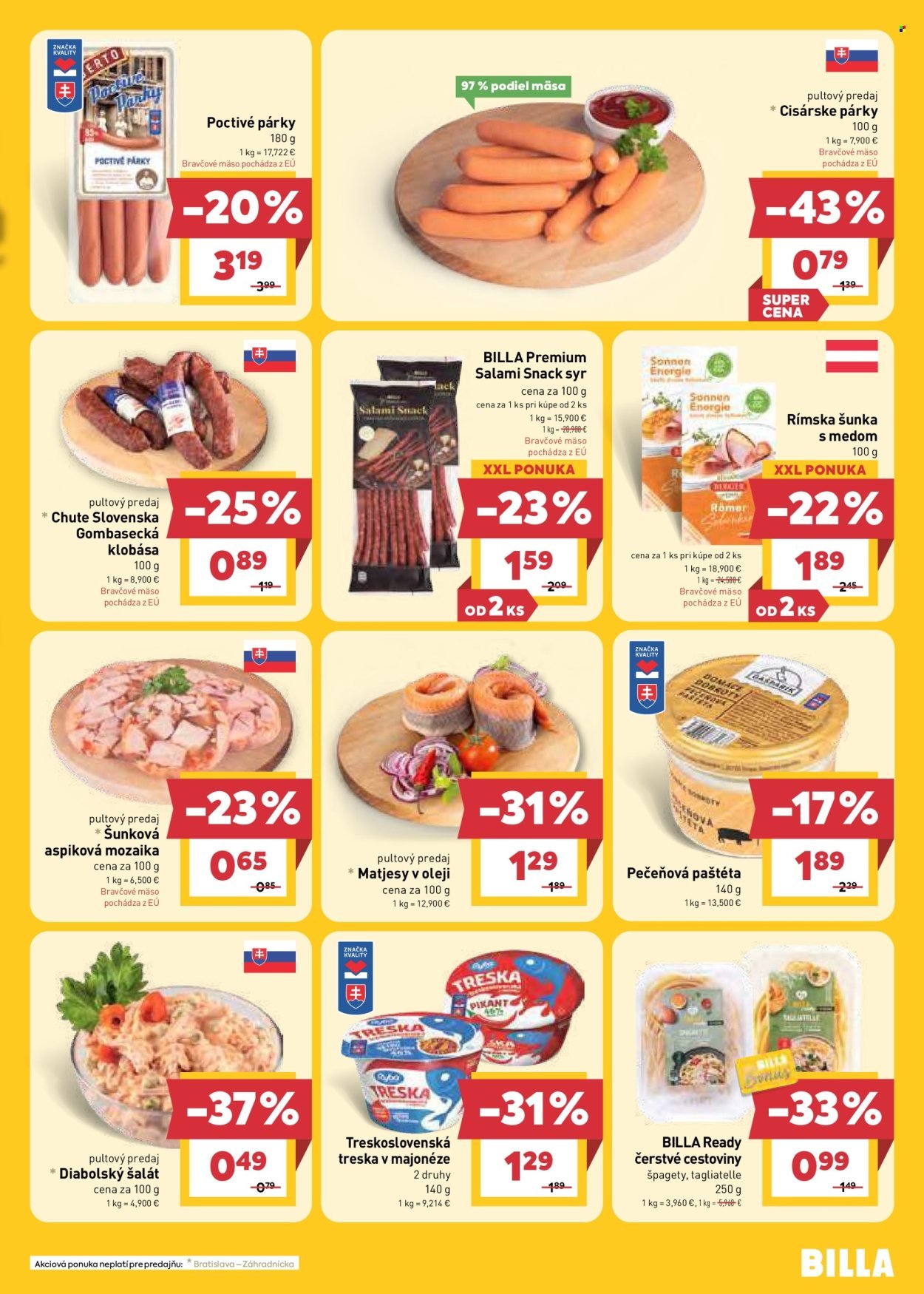 BILLA leták - Od stredy 22.7.2026