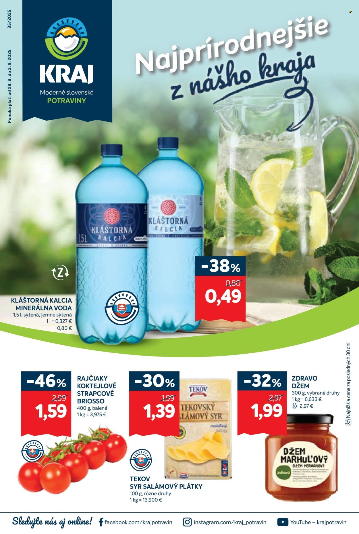 KRAJ leták - Od štvrtka 28.8.2025 (2025-08-28 - 2025-09-03) | 1