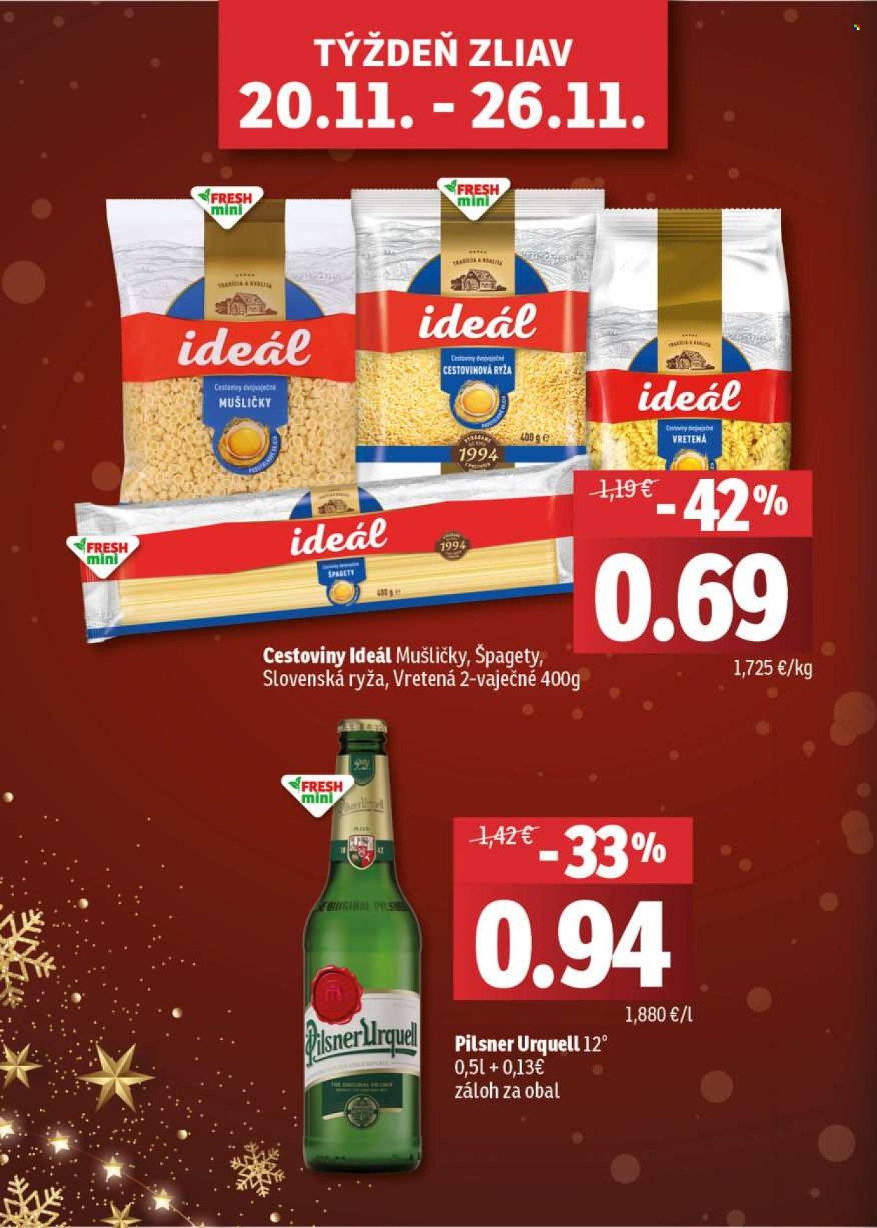 FRESH leták - Stredné a západné Slovensko (2025-11-20 - 2025-12-03) | 2