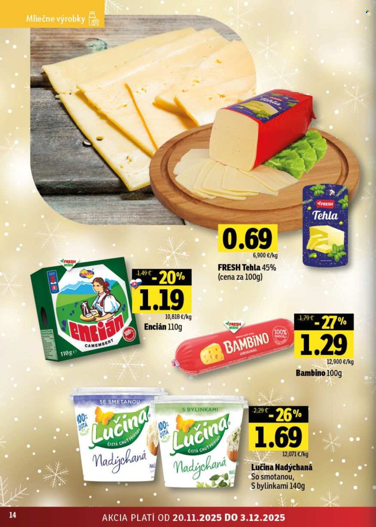 FRESH leták - Stredné a západné Slovensko (2025-11-20 - 2025-12-03) | 14