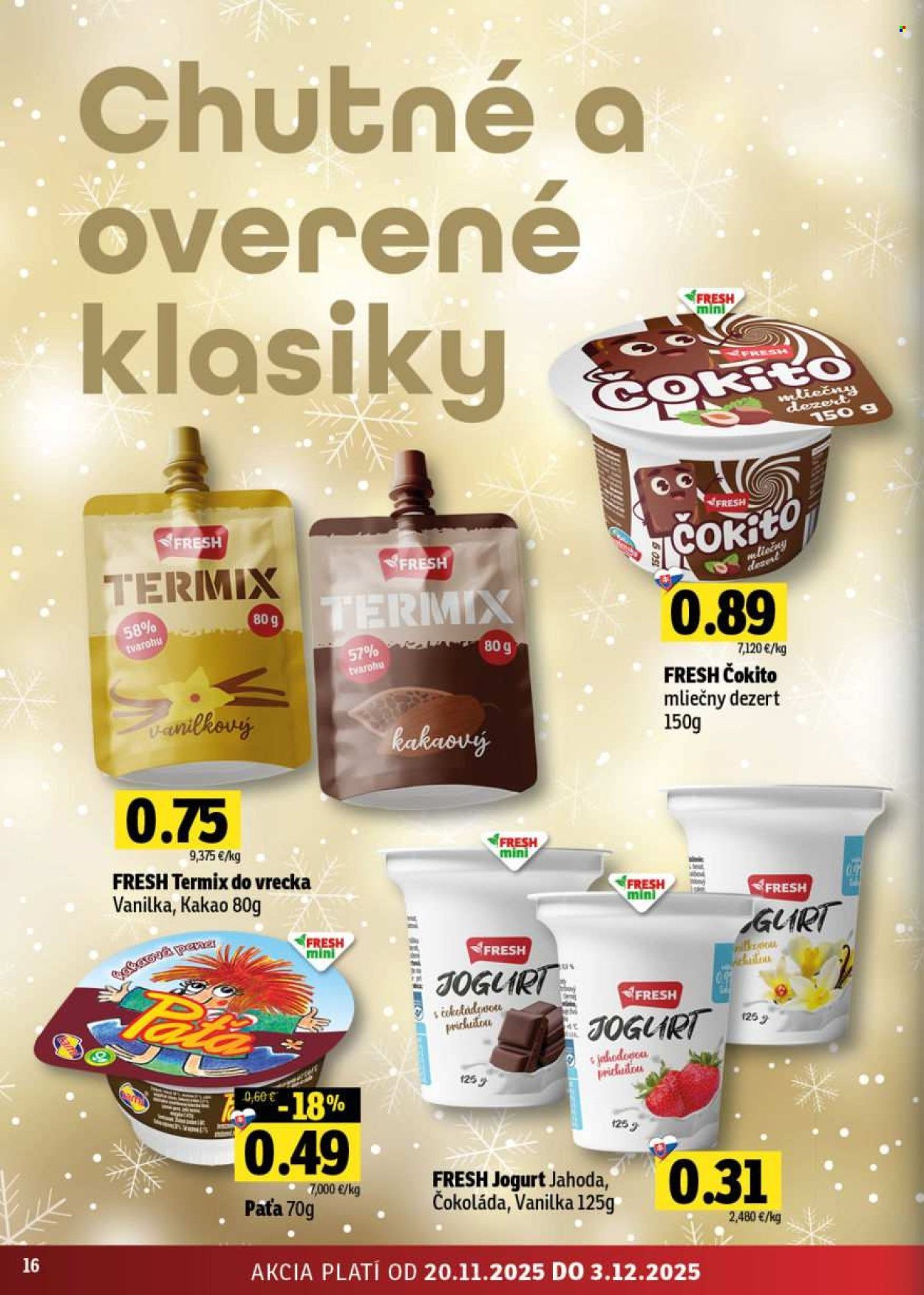 FRESH leták - Stredné a západné Slovensko (2025-11-20 - 2025-12-03) | 16