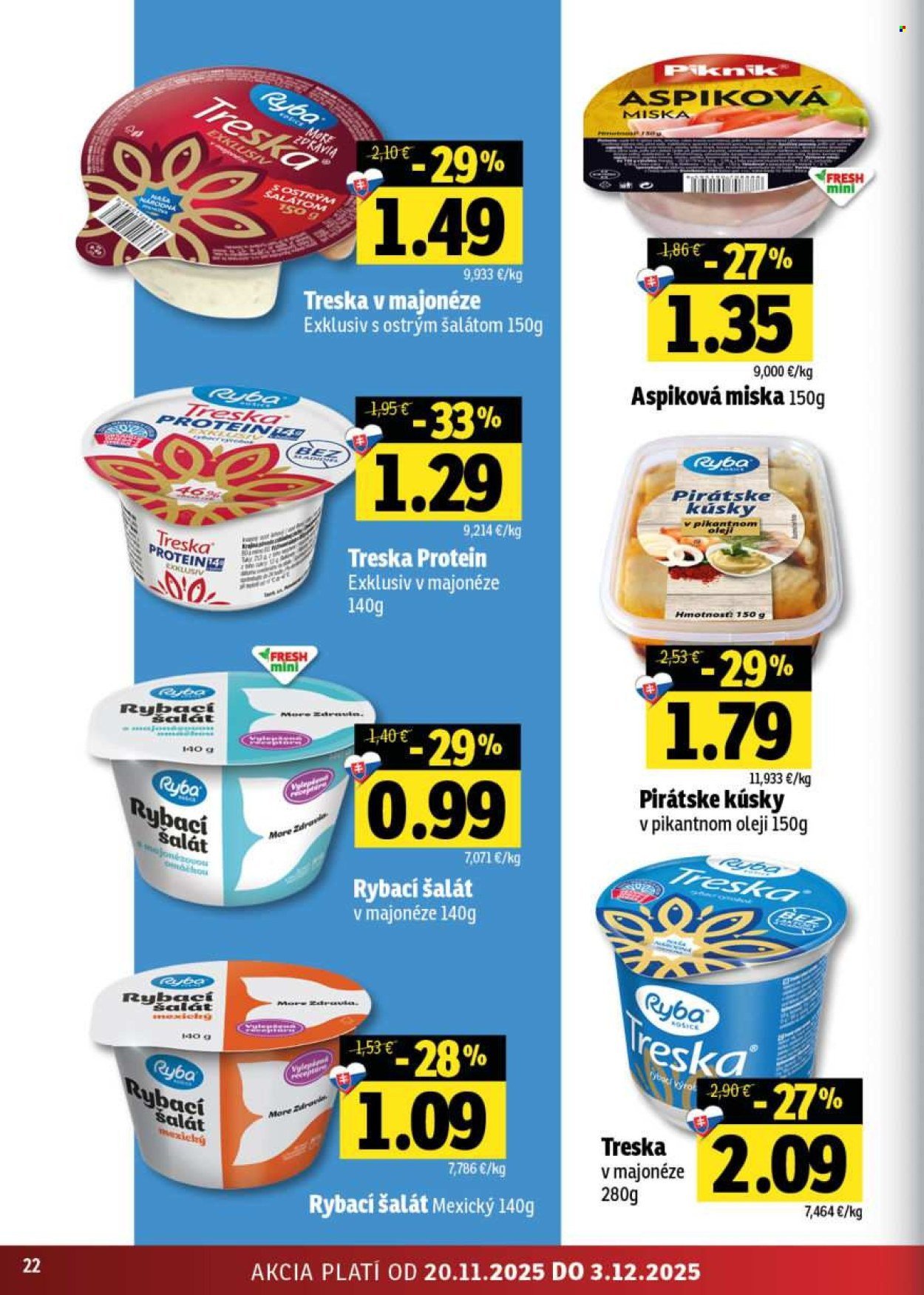 FRESH leták - Stredné a západné Slovensko (2025-11-20 - 2025-12-03) | 22