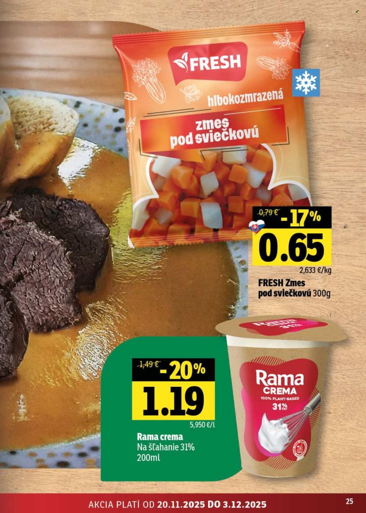 FRESH leták - Stredné a západné Slovensko (2025-11-20 - 2025-12-03) | 25