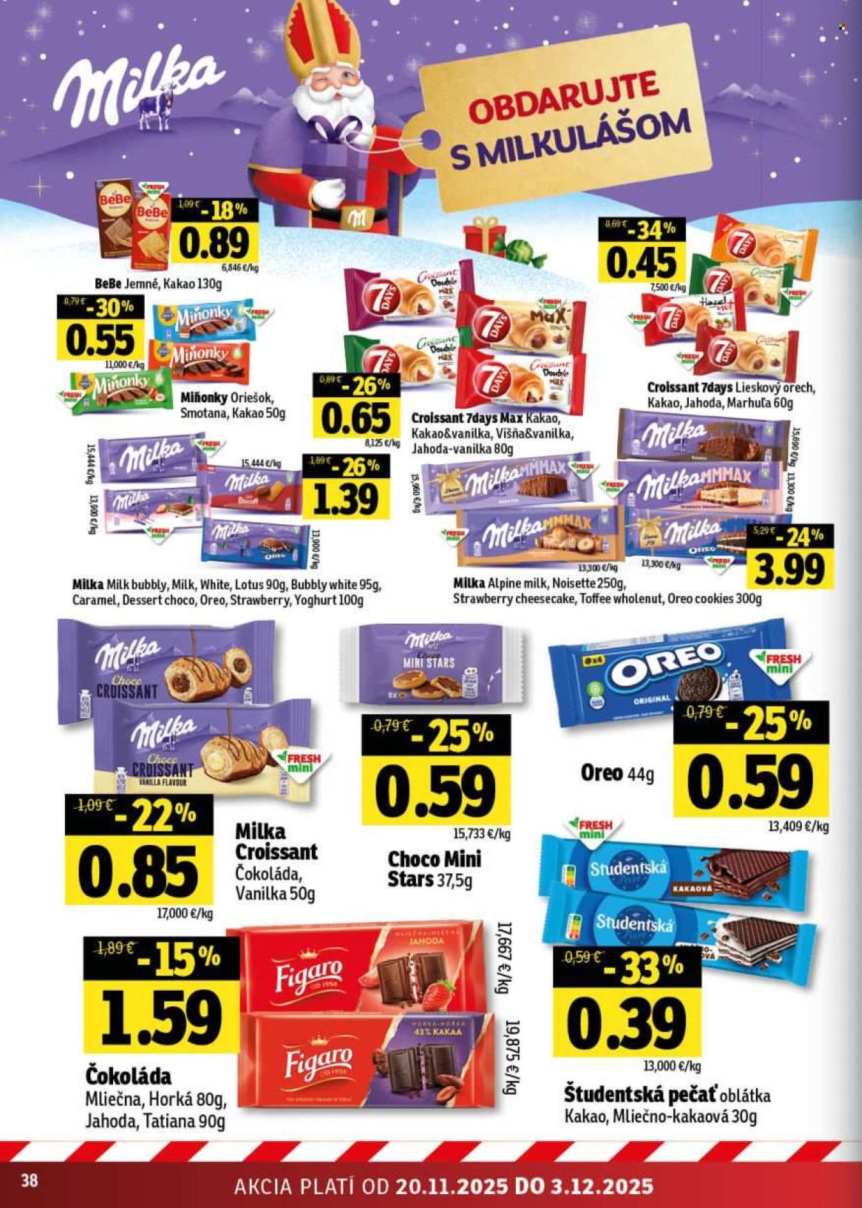 FRESH leták - Stredné a západné Slovensko (2025-11-20 - 2025-12-03) | 38