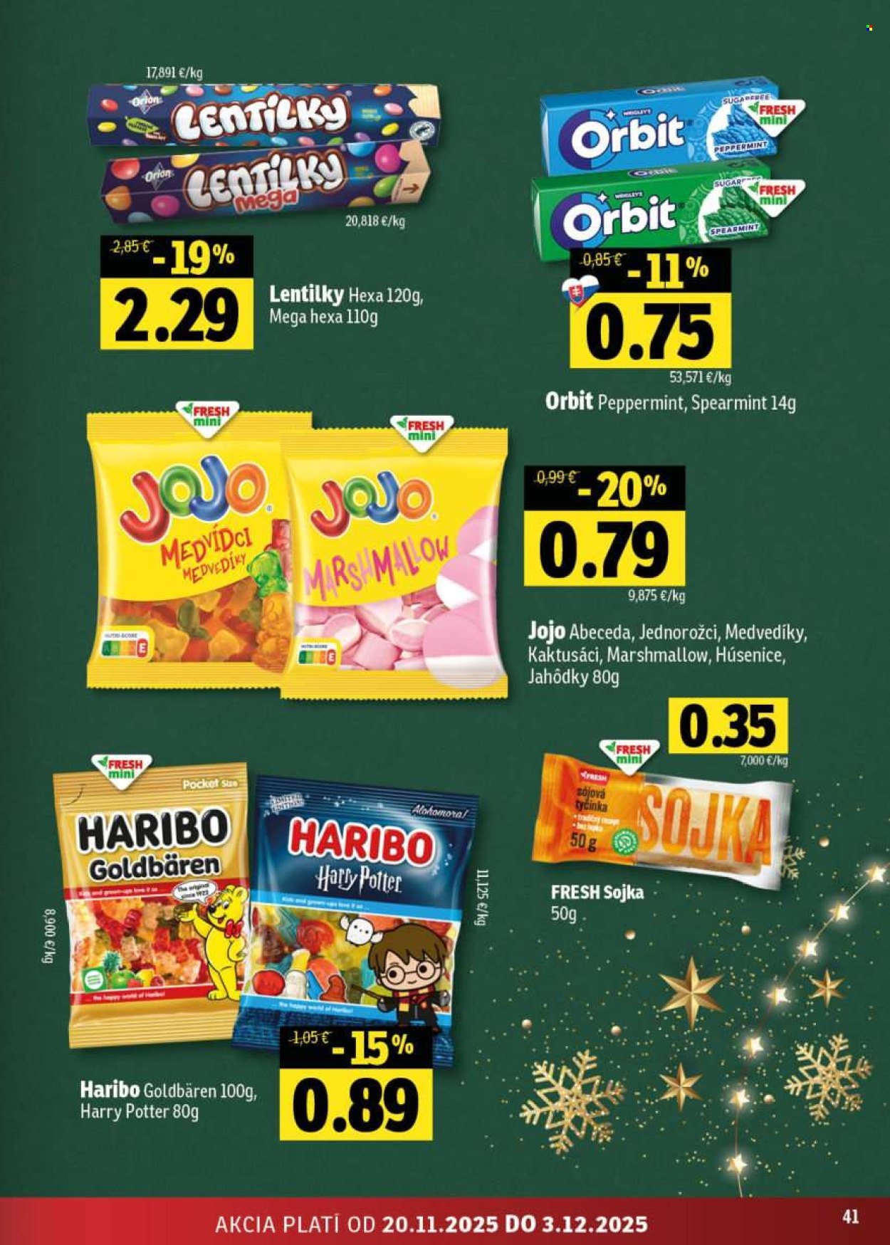 FRESH leták - Stredné a západné Slovensko (2025-11-20 - 2025-12-03) | 41