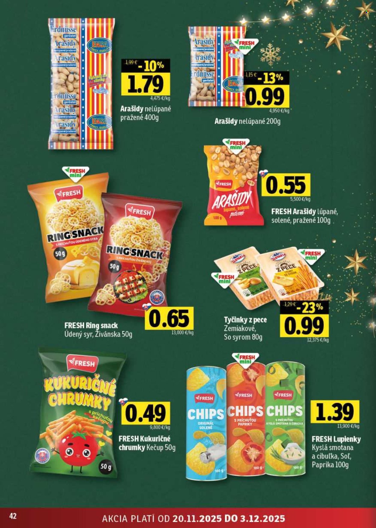 FRESH leták - Stredné a západné Slovensko (2025-11-20 - 2025-12-03) | 42