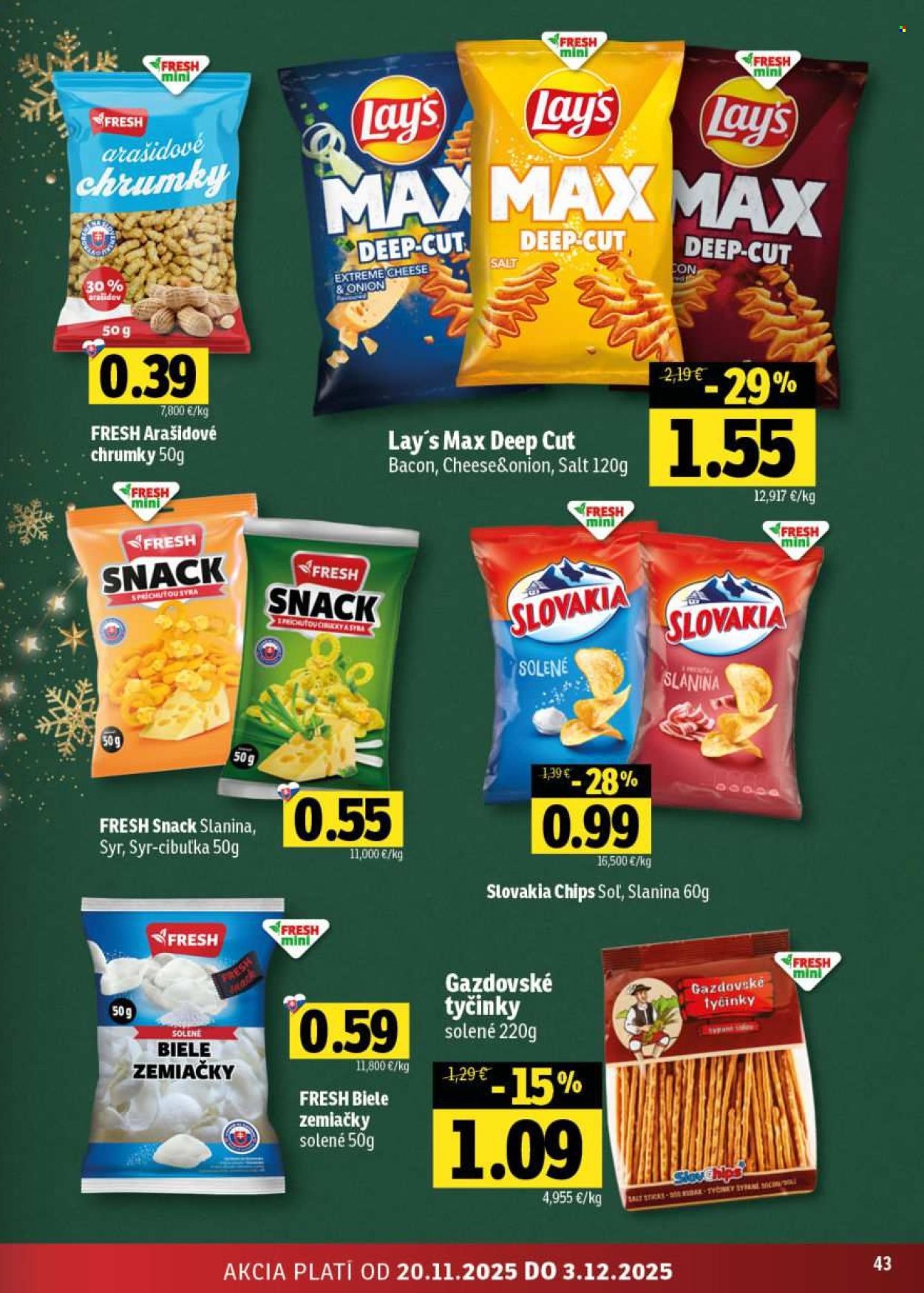 FRESH leták - Stredné a západné Slovensko (2025-11-20 - 2025-12-03) | 43