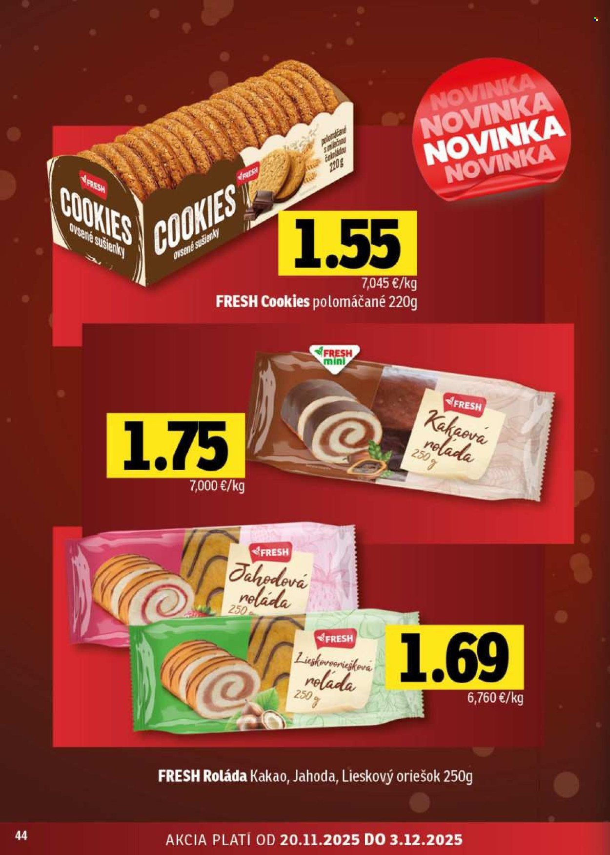 FRESH leták - Stredné a západné Slovensko (2025-11-20 - 2025-12-03) | 44