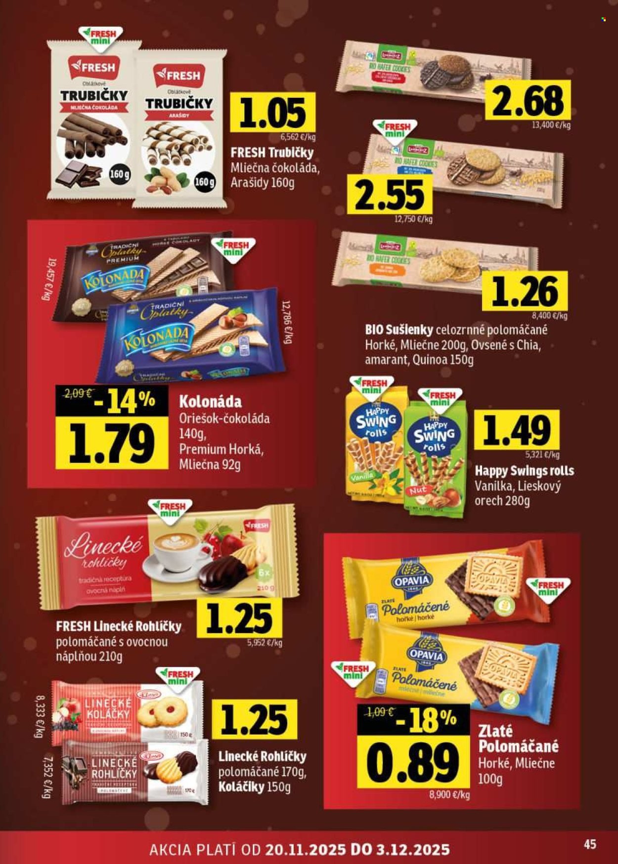 FRESH leták - Stredné a západné Slovensko (2025-11-20 - 2025-12-03) | 45