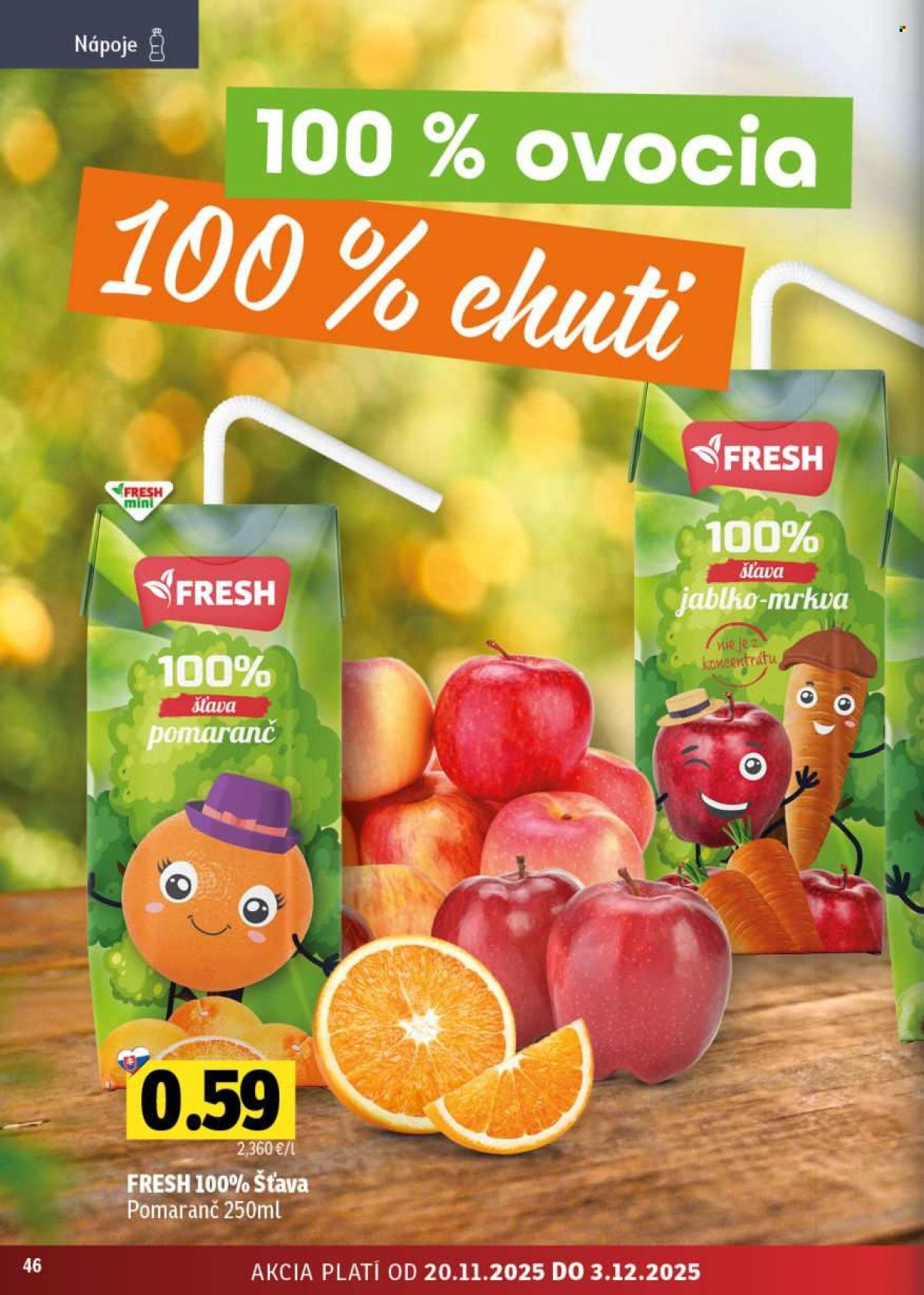 FRESH leták - Stredné a západné Slovensko (2025-11-20 - 2025-12-03) | 46