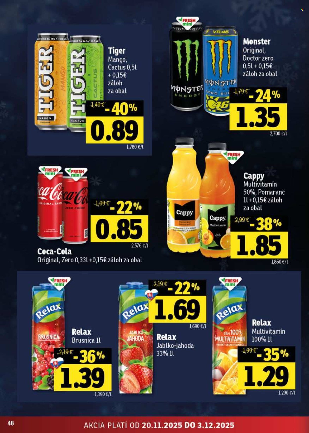 FRESH leták - Stredné a západné Slovensko (2025-11-20 - 2025-12-03) | 48