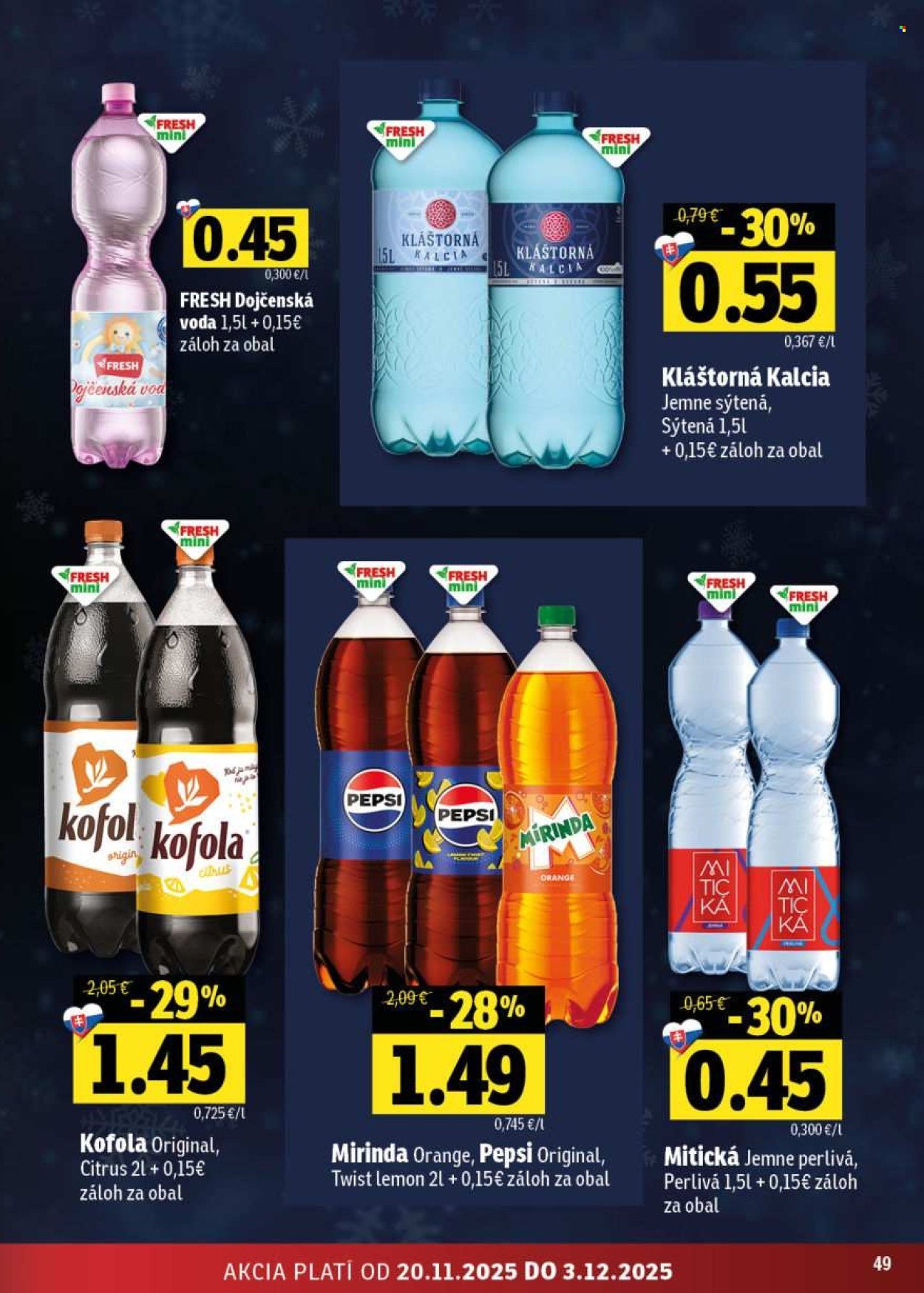 FRESH leták - Stredné a západné Slovensko (2025-11-20 - 2025-12-03) | 49