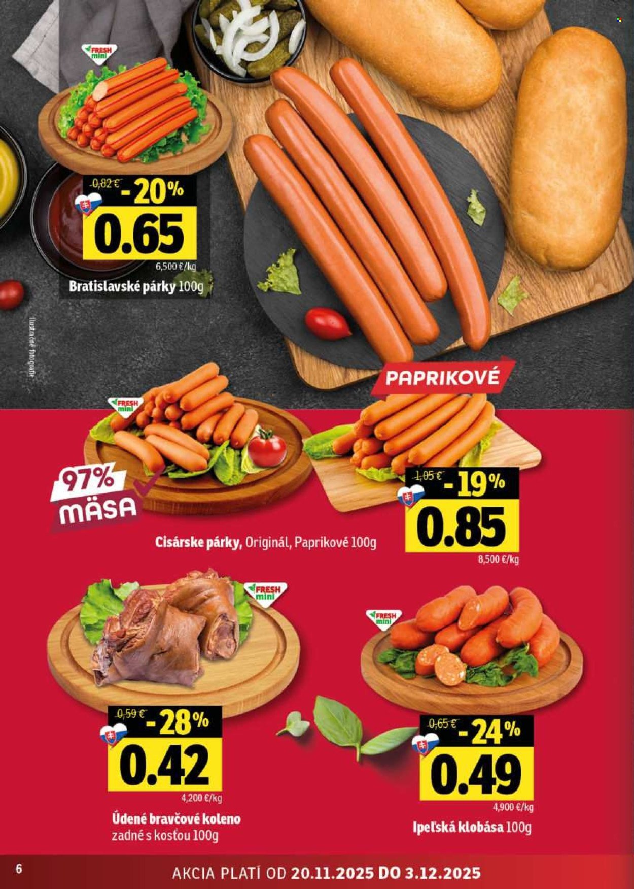 FRESH leták - Stredné a západné Slovensko (2025-11-20 - 2025-12-03) | 6