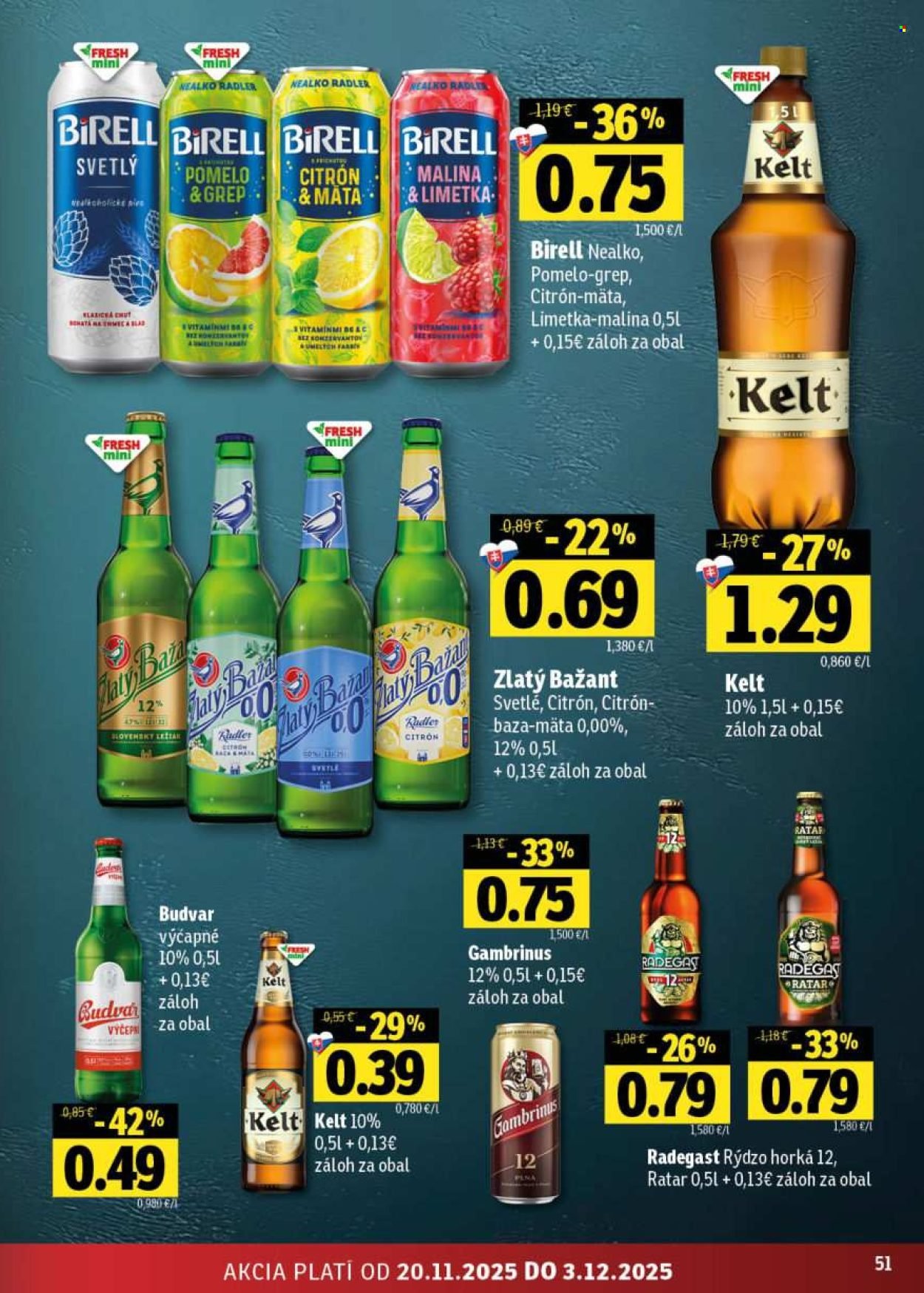 FRESH leták - Stredné a západné Slovensko (2025-11-20 - 2025-12-03) | 51