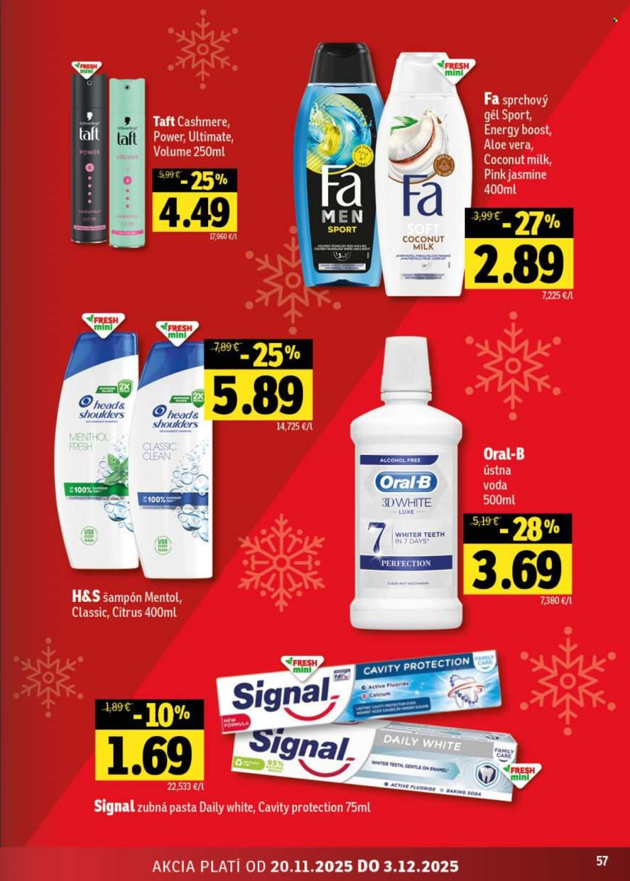 FRESH leták - Stredné a západné Slovensko (2025-11-20 - 2025-12-03) | 57