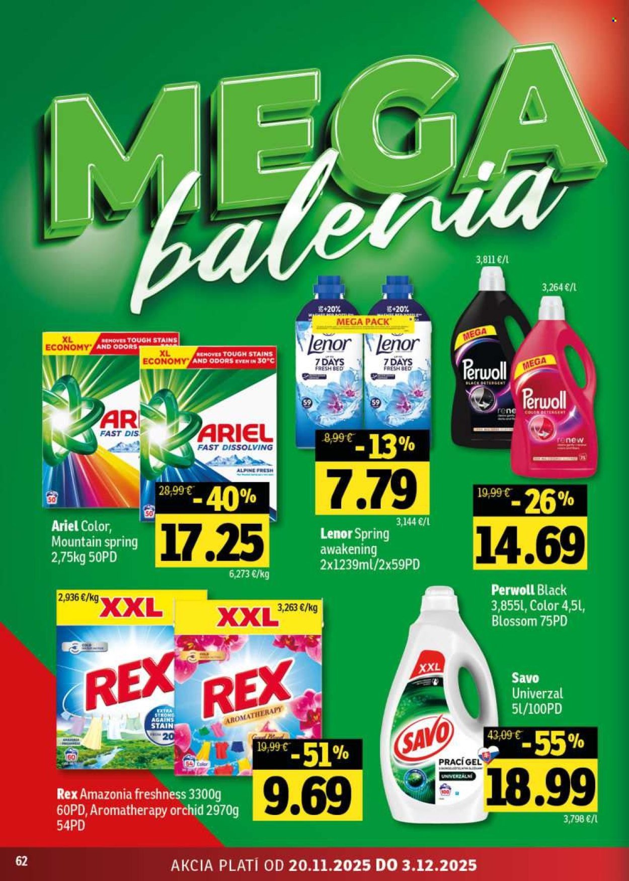 FRESH leták - Stredné a západné Slovensko (2025-11-20 - 2025-12-03) | 62