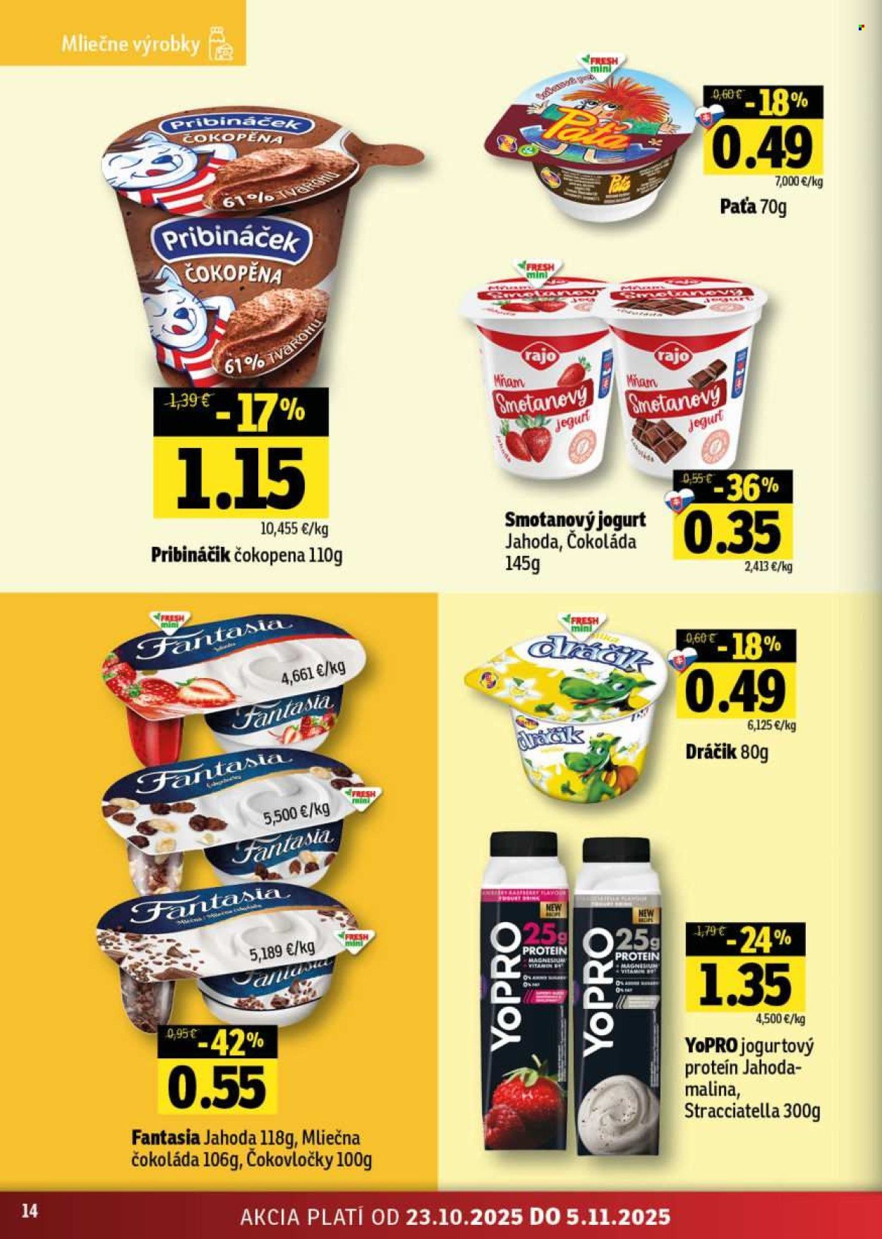 FRESH leták - Stredné a západné Slovensko (2025-10-23 - 2025-11-05) | 14